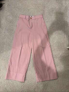 Spanx Supersmooth Stretch Twill Wide Leg Pant in Pink